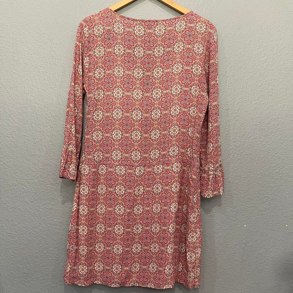 Pink floral boho knee length - Picture 3 of 6